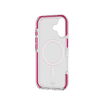 Tech21 EvoCrystal MagSafe Case for iPhone 17 - Clear/Pink